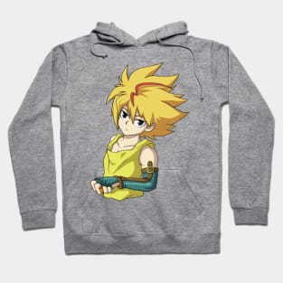 Free de la Hoya from Beyblade Burst Evolution (no background) Hoodie